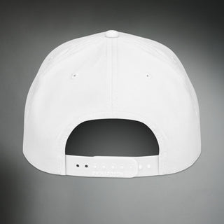 Dark Yarn AeroRope™ Stay-Dri snapback headwear featuring a stylish design with adjustable strap and breathable fabric.