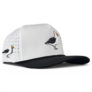 Albatross Golf Hat | Snapback Cap | Built-in Magnetic Ball Marker Holder + Marker Included | Adjustable | Bird