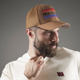 Huntsman Reserve - Fitted Closed-back Trucker Cap - Dark Yarn
