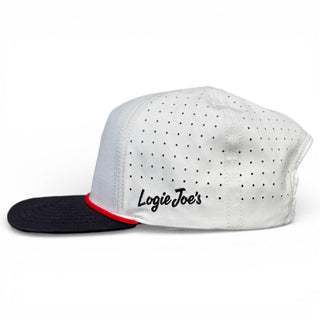 Pocket Aces Golf Hat | Snapback Cap | Built-in Magnetic Ball Marker Holder + Marker Included | Adjustable Gray & Black