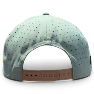 Estero Outpost golf hat by Logie Joe's Golf with adjustable snapback, magnetic ball marker holder, and marker