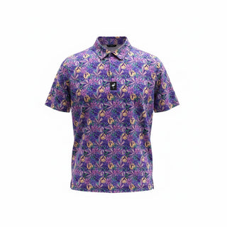 Men's Purple Haze Golf Polo | Moisture-Wicking Performance Stretch Golf Shirt