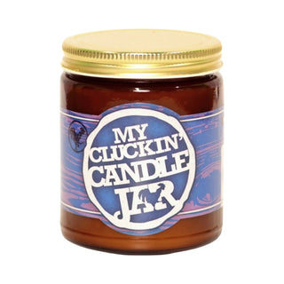 Blue Moon Flower | My Cluckin’ Candle Jar