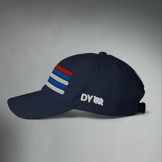 Dark Yarn Nautilus Reserve Dockside Cap, navy classic dad hat with curved brim and adjustable strap, casual headwear for everyday wear.