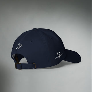Dark Yarn Nautilus Reserve Dockside Cap, navy dad hat with curved brim and adjustable strap, casual headwear for everyday wear.