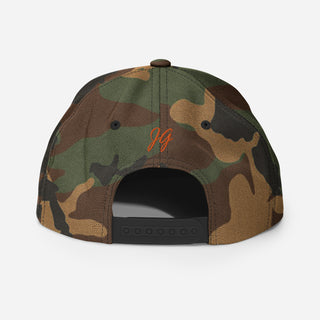 Bear Snapback Camo - Dark Yarn