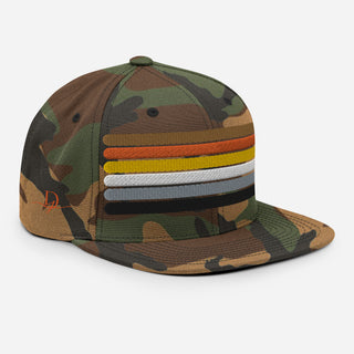 Bear Snapback Camo - Dark Yarn