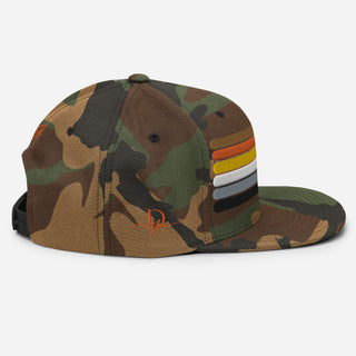 Bear Snapback Camo - Dark Yarn