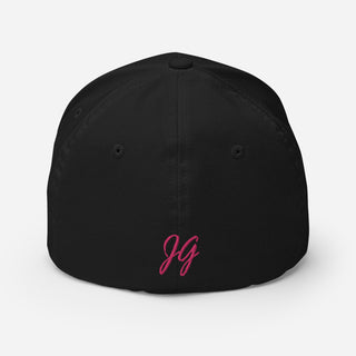 Panther Dark Yarn Structured Twill Cap - Dark Yarn
