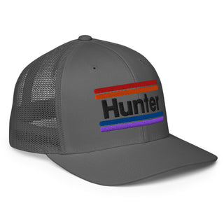 Dark Yarn charcoal trucker hat for CA-47, closed-back style, showing right-front view of stylish headwear.