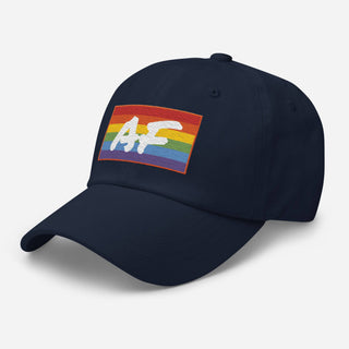 GAY AF | Classic Dad Hat - Dark Yarn