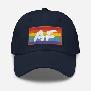 GAY AF | Classic Dad Hat - Dark Yarn