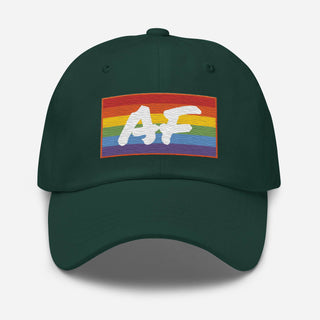 GAY AF | Classic Dad Hat - Dark Yarn