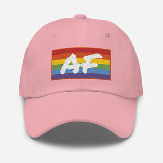 GAY AF | Classic Dad Hat - Dark Yarn