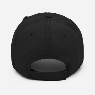 He-Him | Distressed Dad Hat - Dark Yarn