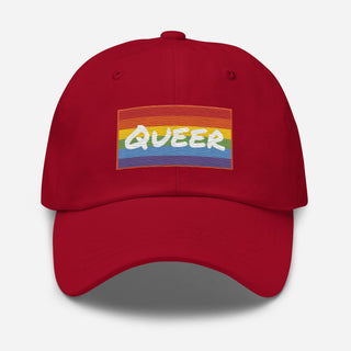 Queer | Baseball hat - Dark Yarn