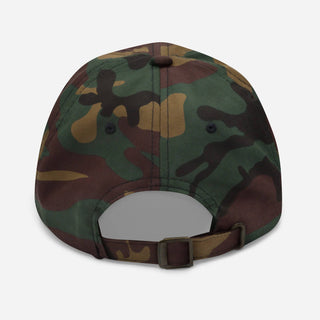 He-Him | CAMO Dad Hat - Dark Yarn