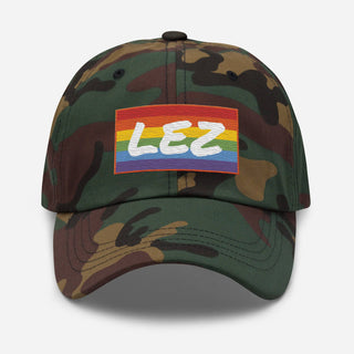 Lez | CAMO Dad Hat - Dark Yarn