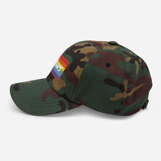 Trans | CAMO Baseball Hat - Dark Yarn