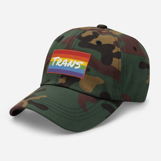 Trans | CAMO Baseball Hat - Dark Yarn