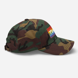 Trans | CAMO Baseball Hat - Dark Yarn