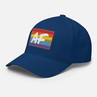 GAY AF - Fitted Baseball Hat - Dark Yarn