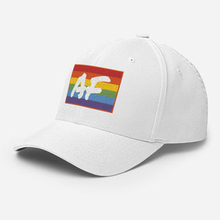 GAY AF - Fitted Baseball Hat - Dark Yarn