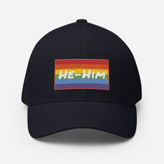 He-Him | Fitted Hat - Dark Yarn