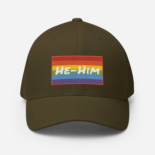 He-Him | Fitted Hat - Dark Yarn