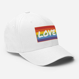 Love | Fitted Baseball Hat - Dark Yarn