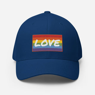 Love | Fitted Baseball Hat - Dark Yarn