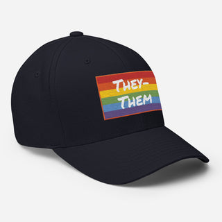 They-Them | Fitted Hat - Dark Yarn