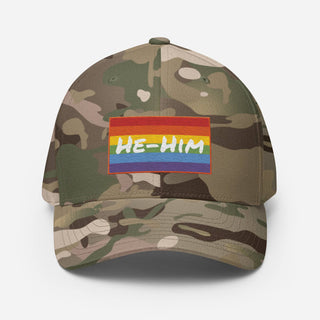 He-Him | CAMO Fitted Hat - Dark Yarn