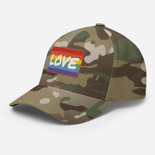 Love | Fitted Baseball Cap - Dark Yarn