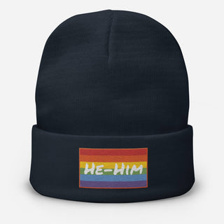 He-Him | Knit Beanie - Dark Yarn