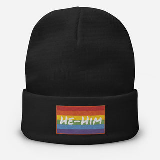 He-Him | Knit Beanie - Dark Yarn