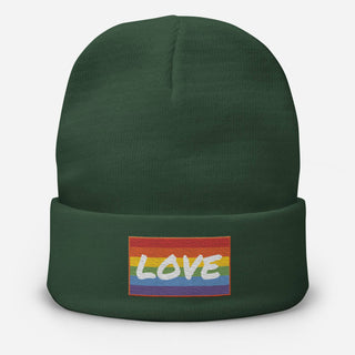 Love | Knit Beanie - Dark Yarn