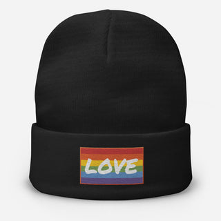 Love | Knit Beanie - Dark Yarn