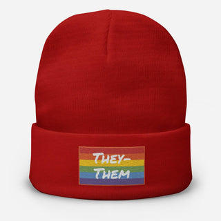 They-Them | Knit Beanie - Dark Yarn