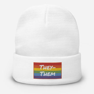 They-Them | Knit Beanie - Dark Yarn