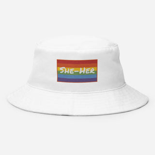 She-Her | Bucket Hat - Dark Yarn