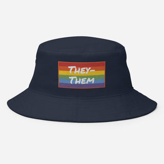 They-Them | Bucket Hat - Dark Yarn