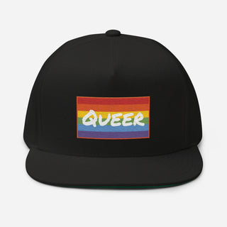 Queer | Flat Bill Hat - Dark Yarn