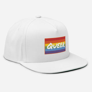 Queer | Flat Bill Hat - Dark Yarn