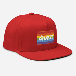 Queer | Flat Bill Hat - Dark Yarn