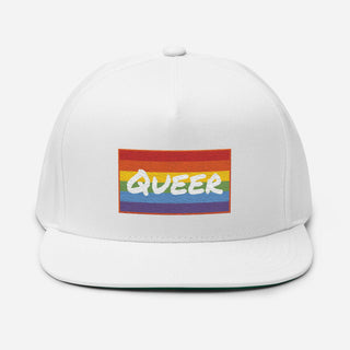 Queer | Flat Bill Hat - Dark Yarn