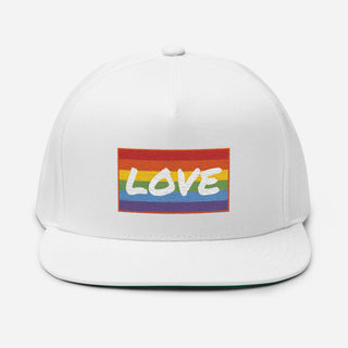 Love | Flat Bill Snapback - Dark Yarn