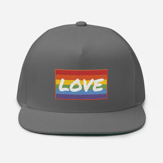 Love | Flat Bill Snapback - Dark Yarn