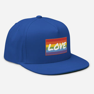 Love | Flat Bill Snapback - Dark Yarn