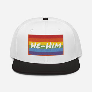 He-Him | Black Bill Snapback - Dark Yarn